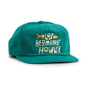 Howler Brothers Los Hermanos Pescado Unstructured Snapback Hat in Dark Teal
